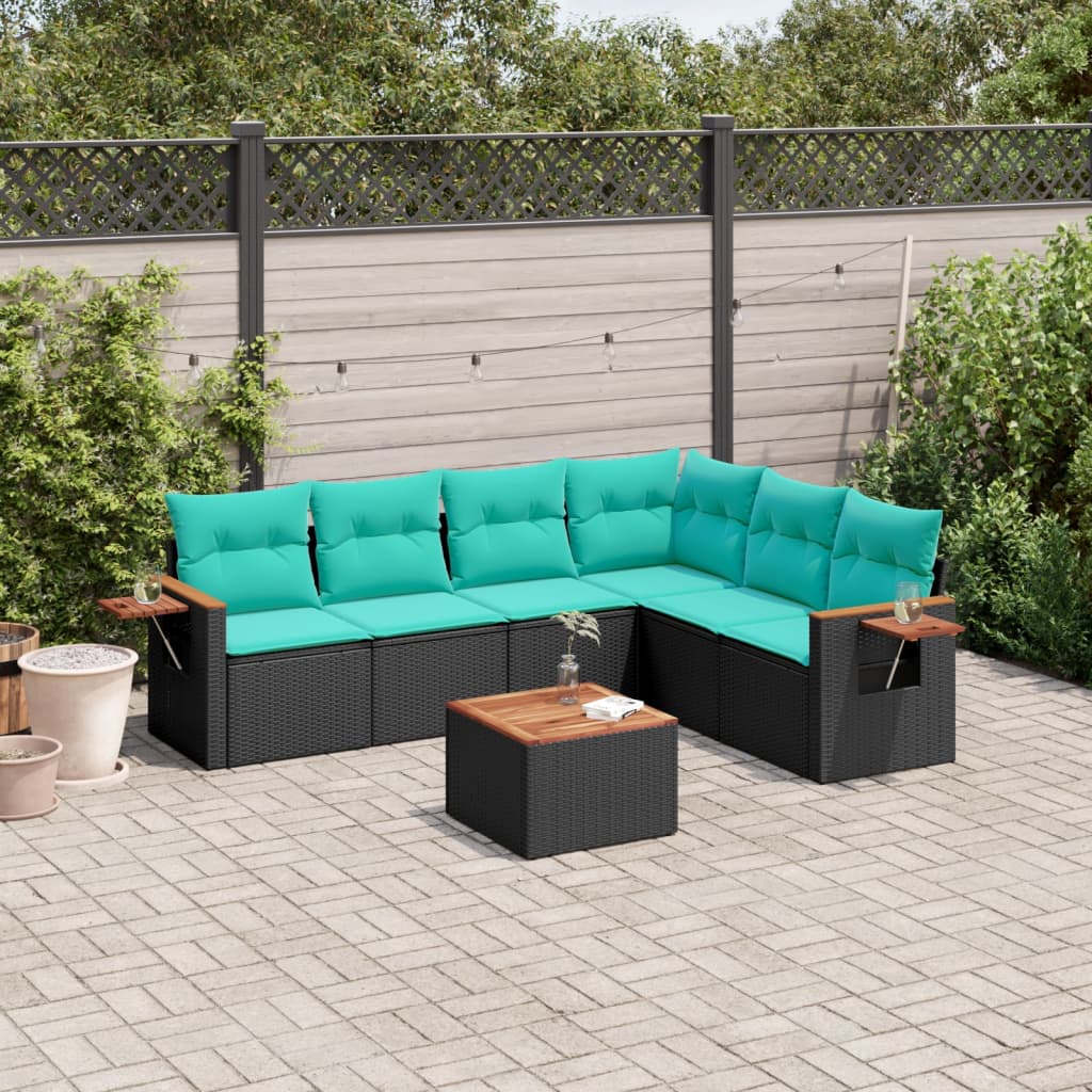 Sofasæt Til Haven 6 Dele Med Hynder Polyrattan
