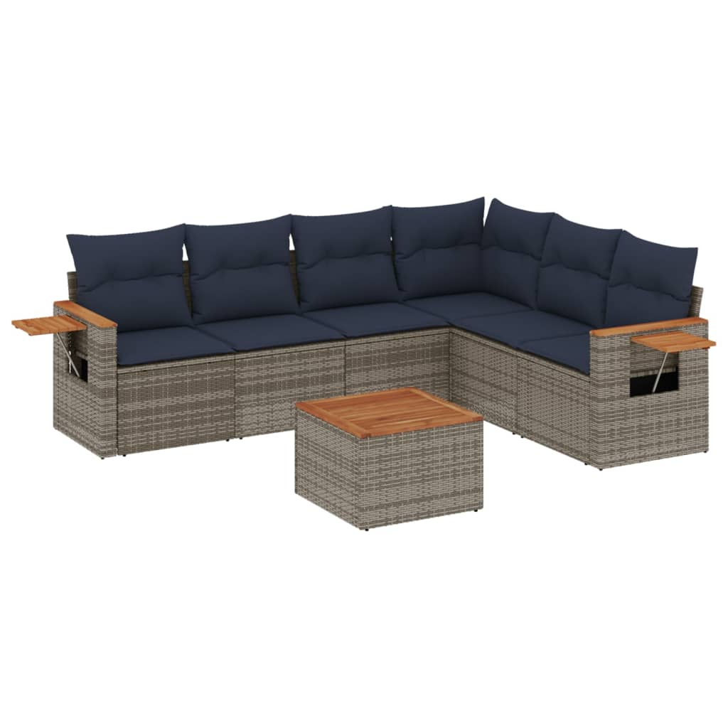 Sofasæt Til Haven 6 Dele Med Hynder Polyrattan