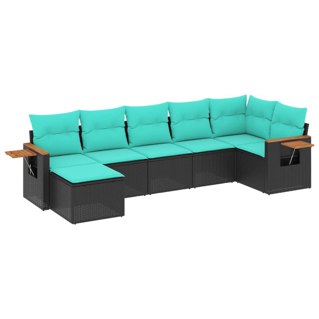 Sofasæt Til Haven 7 Dele Med Hynder Polyrattan