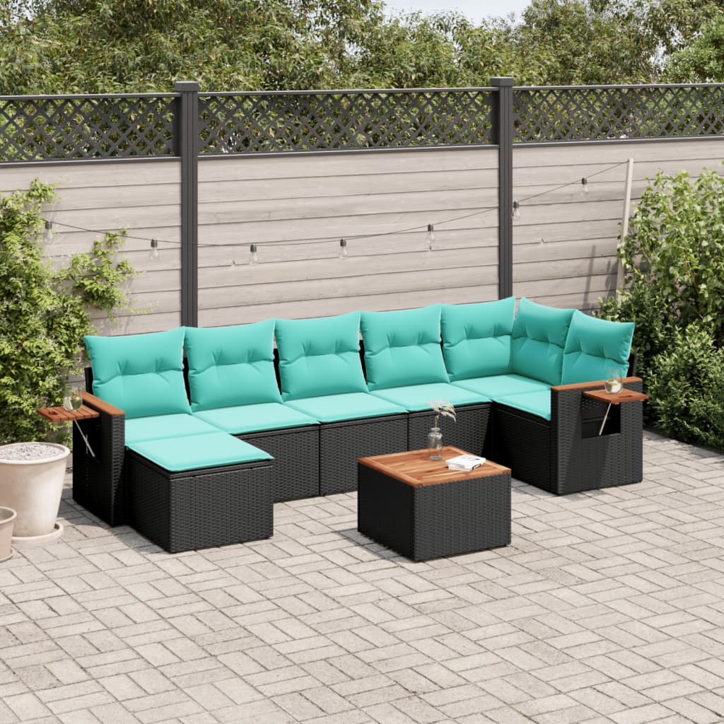 Sofasæt Til Haven 7 Dele Med Hynder Polyrattan
