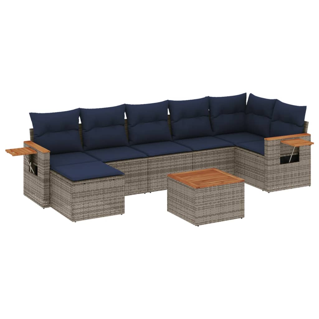 Sofasæt Til Haven 7 Dele Med Hynder Polyrattan