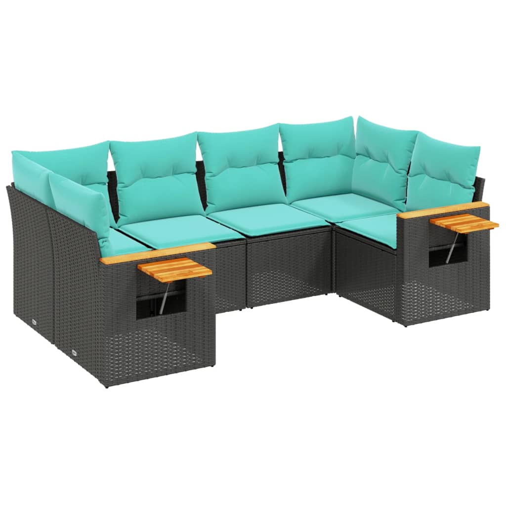 Sofasæt Til Haven 6 Dele Med Hynder Polyrattan