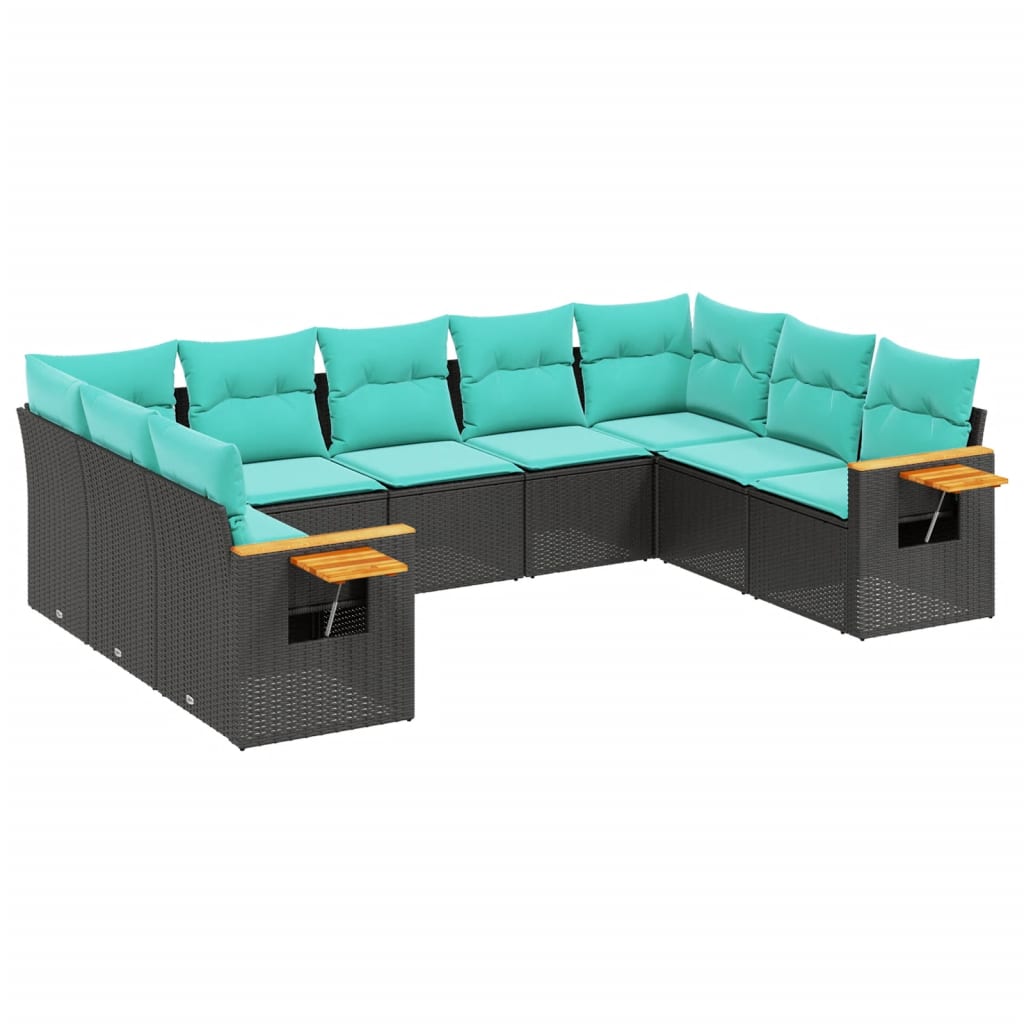 Sofasæt Til Haven 9 Dele Med Hynder Polyrattan