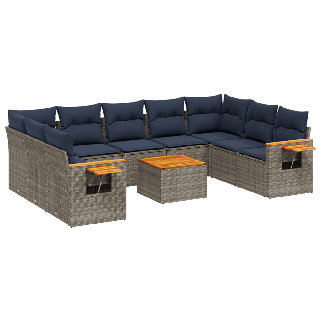 Sofasæt Til Haven 9 Dele Med Hynder Polyrattan