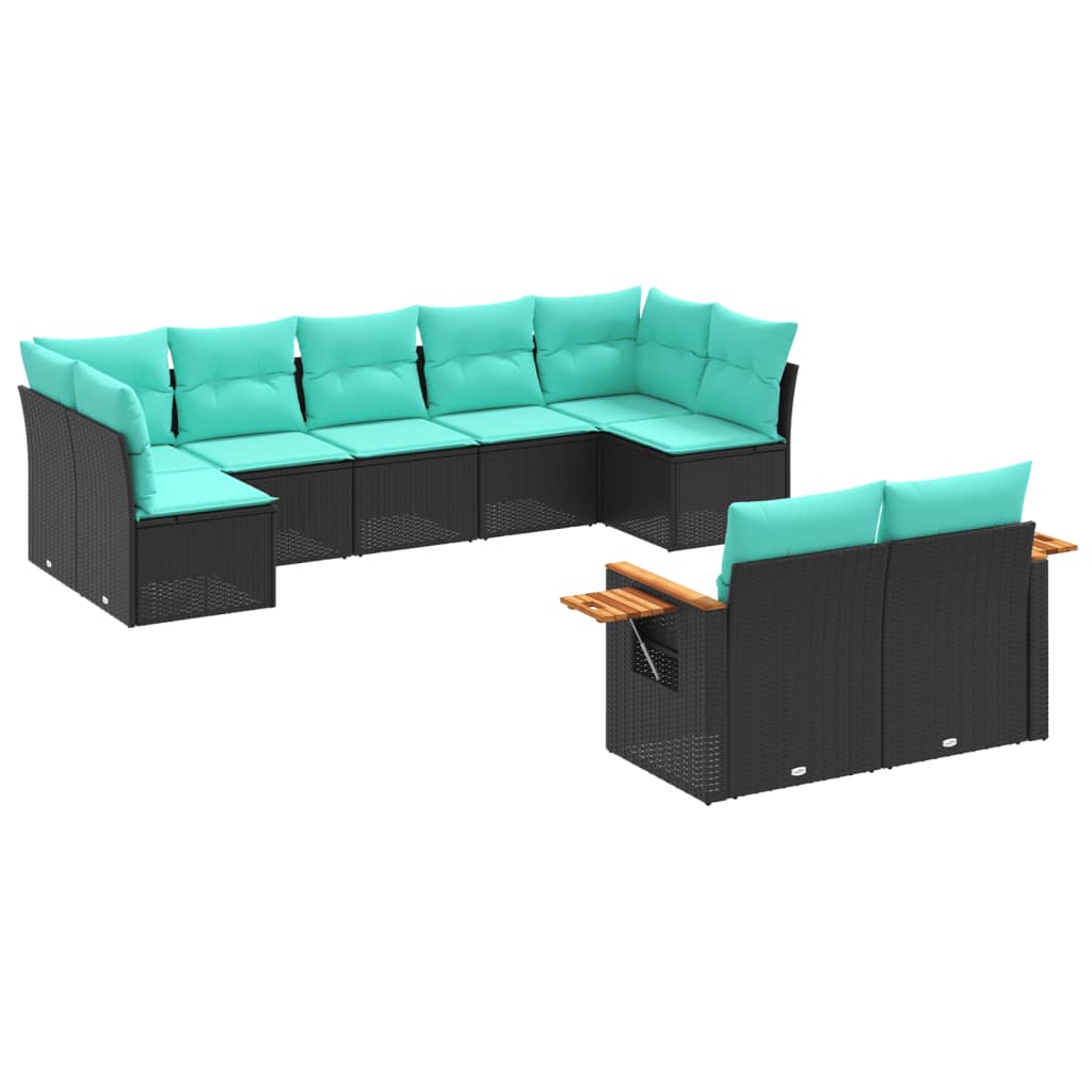 Sofasæt Til Haven 9 Dele Med Hynder Polyrattan