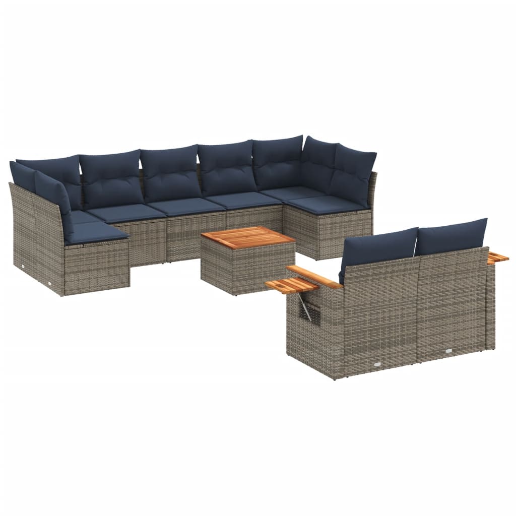 Sofasæt Til Haven 9 Dele Med Hynder Polyrattan