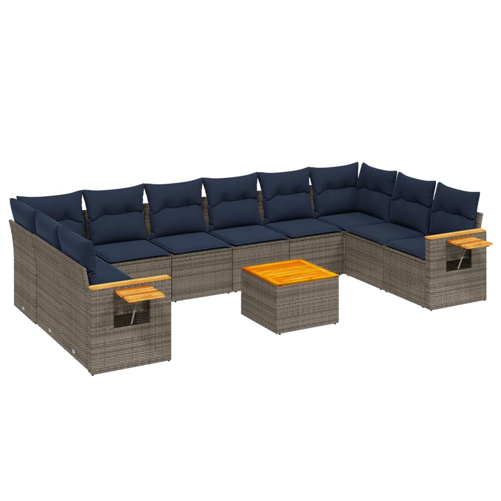 Sofasæt Til Haven 10 Dele Med Hynder Polyrattan