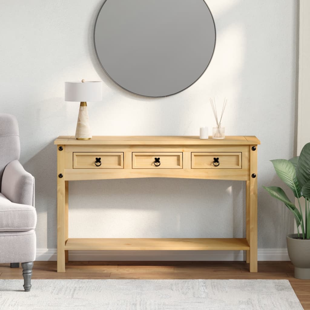 Konsolbord Corona 114X34,5X73 Cm Massivt Fyrretræ