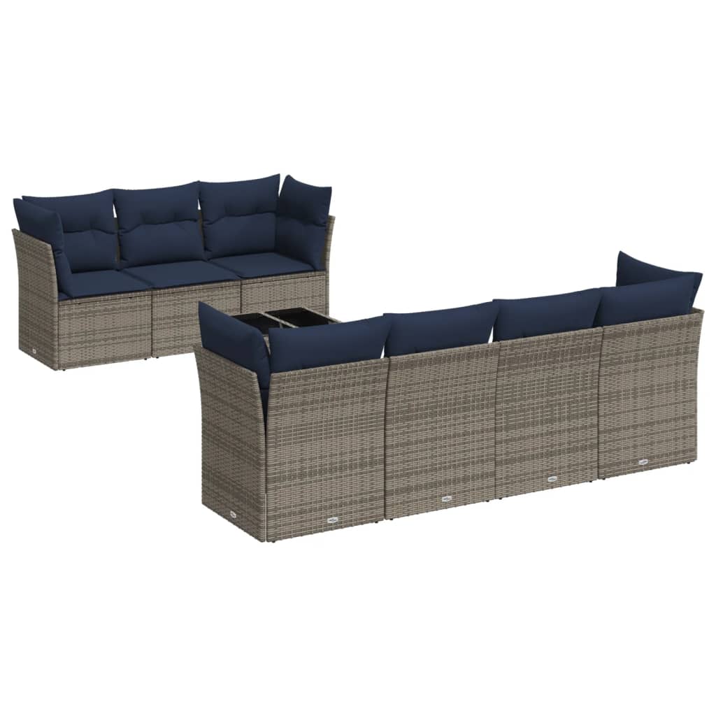 Sofasæt Til Haven 8 Dele Med Hynder Polyrattan