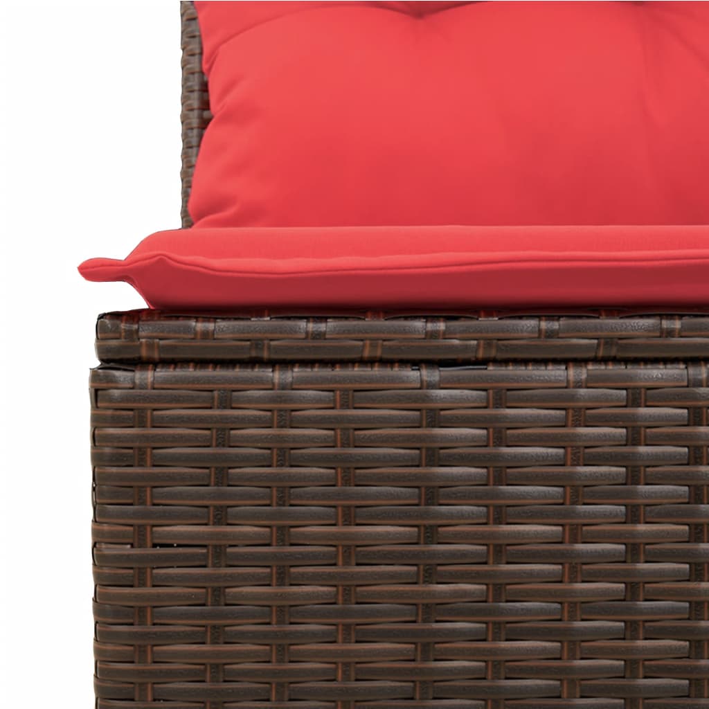 Sofasæt Til Haven 10 Dele Med Hynder Polyrattan Sort