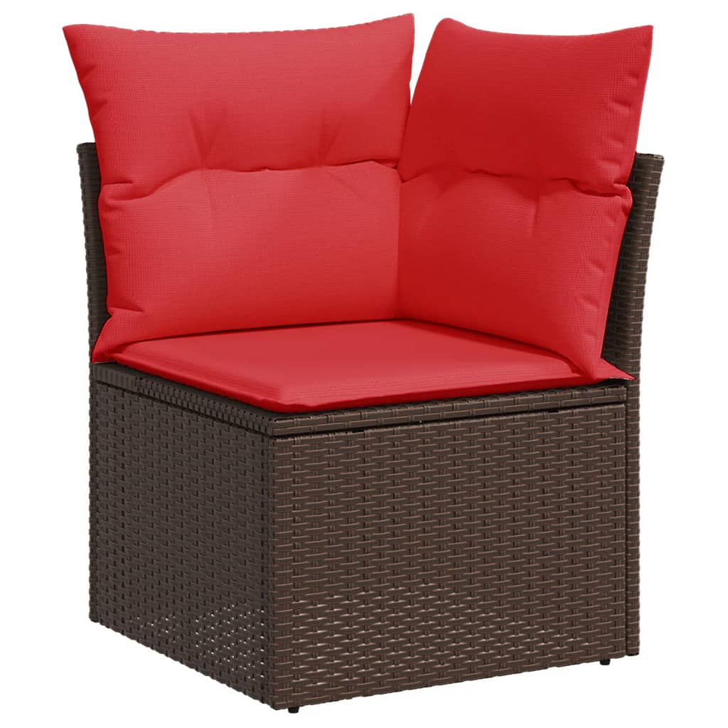 Sofasæt Til Haven 10 Dele Med Hynder Polyrattan Sort