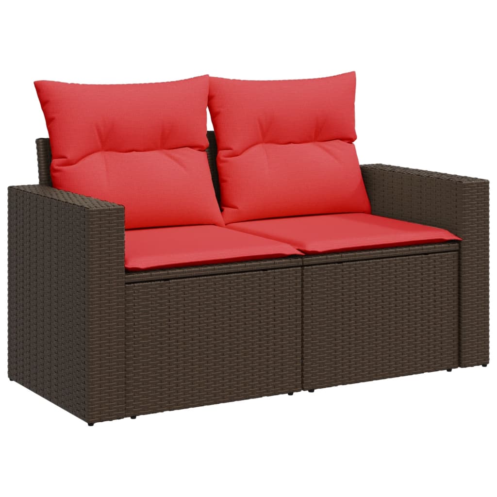 Sofasæt Til Haven 10 Dele Med Hynder Polyrattan Sort