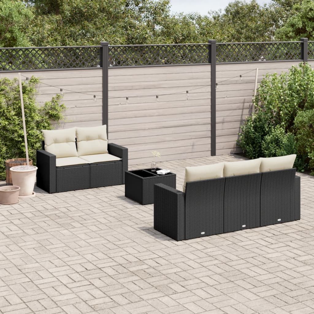 Sofasæt Til Haven 6 Dele Med Hynder Polyrattan - Variant 3251033
