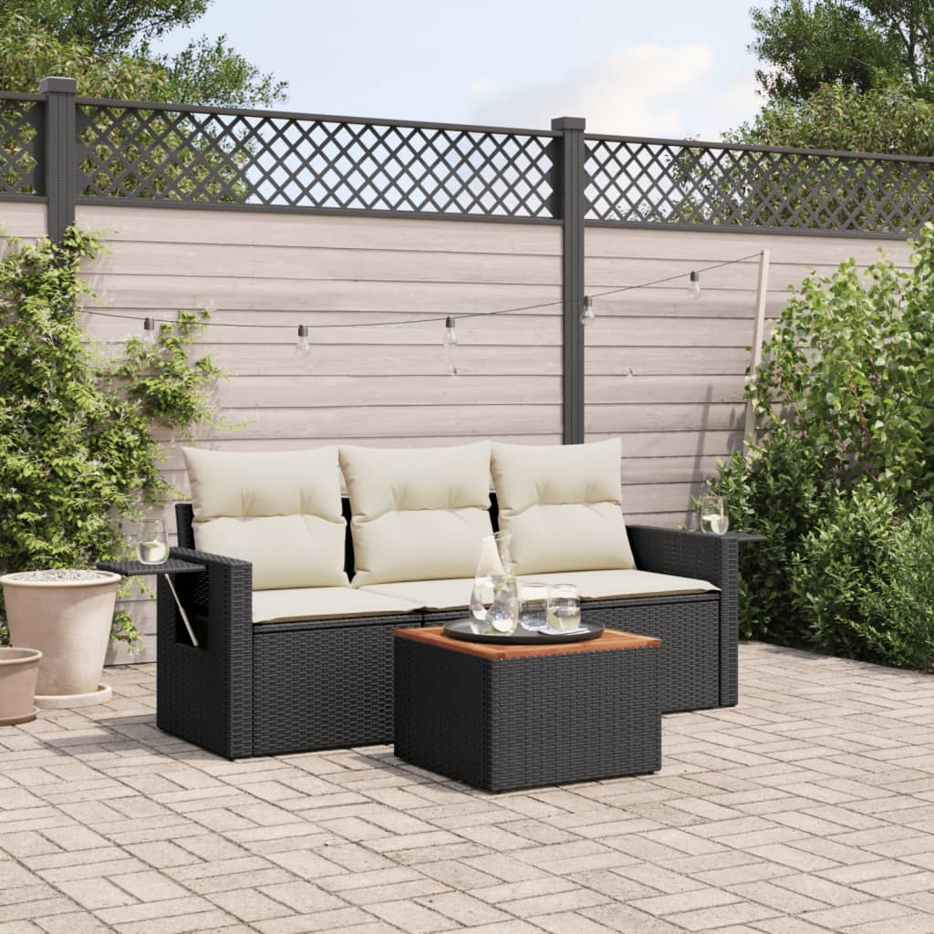 Sofasæt Til Haven 4 Dele Med Hynder Polyrattan - Variant 3256763