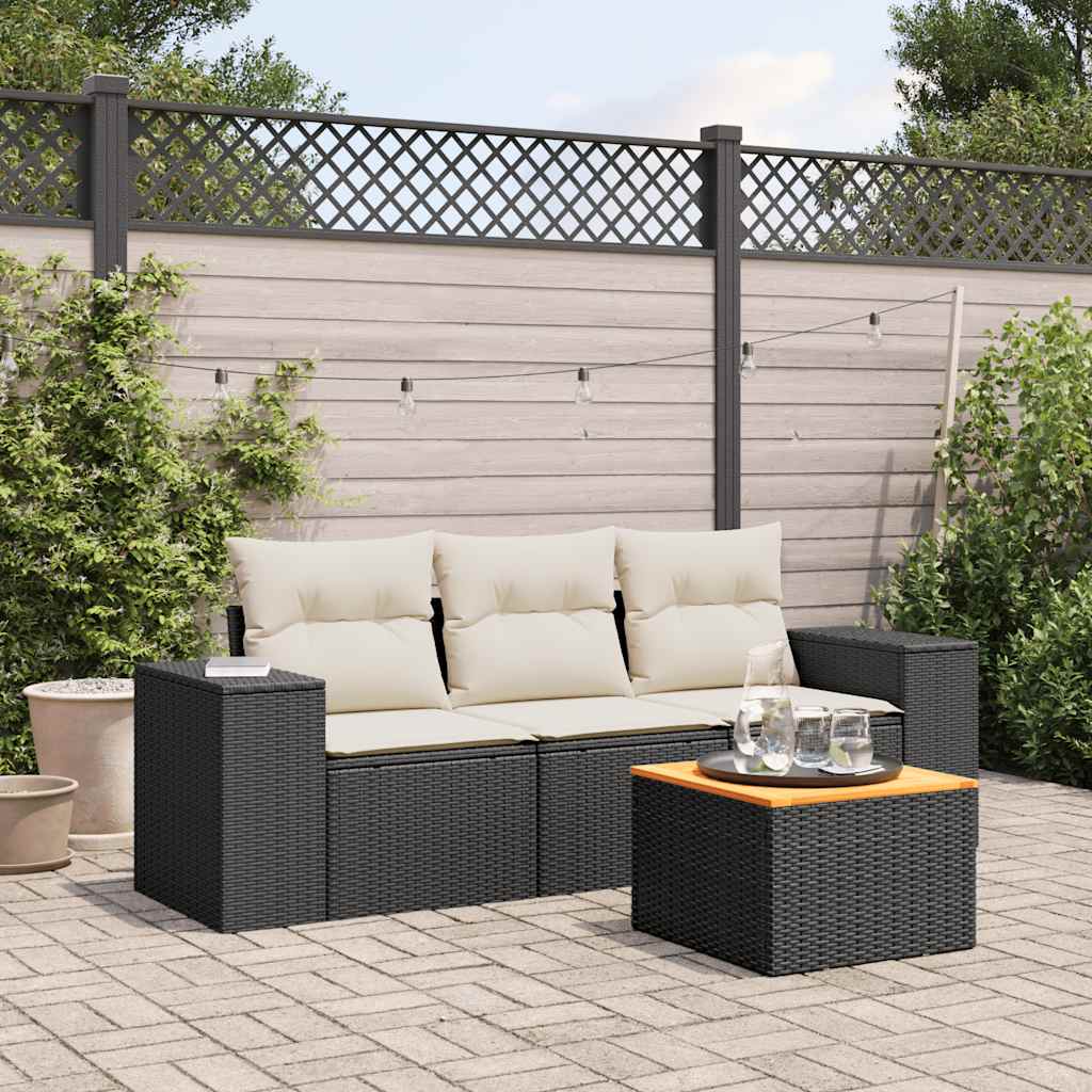 Sofasæt Til Haven 4 Dele Med Hynder Polyrattan - Variant 3257645