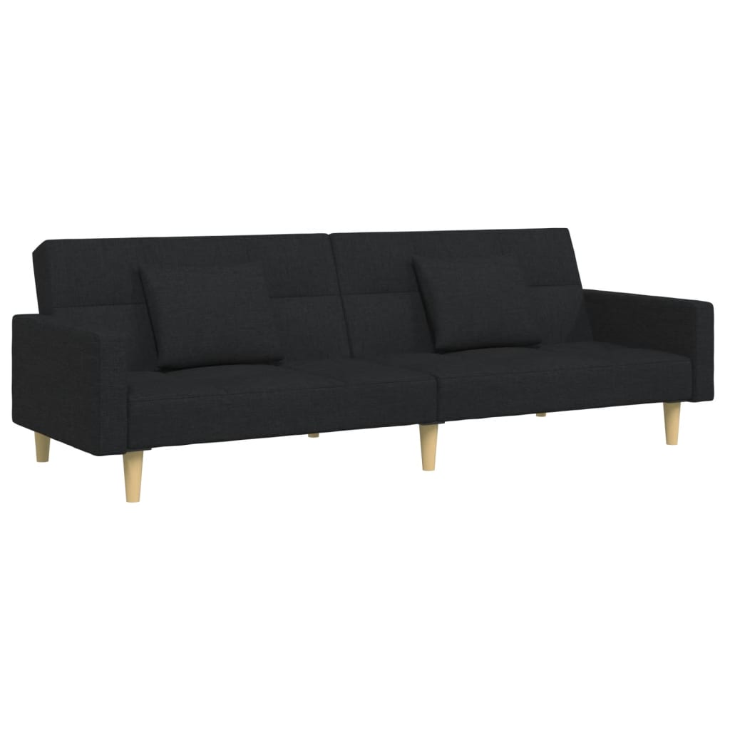 2-Personers Sovesofa Med Fodskammel Stof