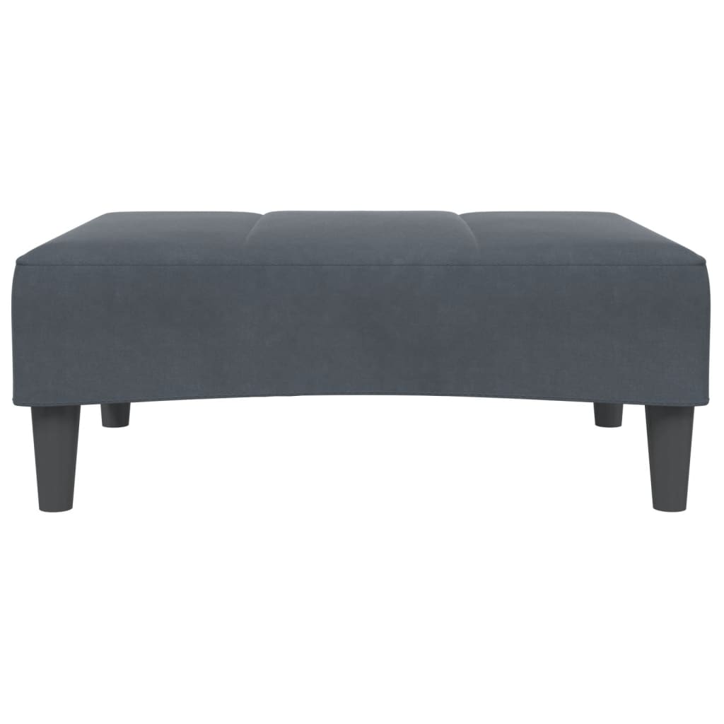 2-Personers Sovesofa Med Fodskammel Velour