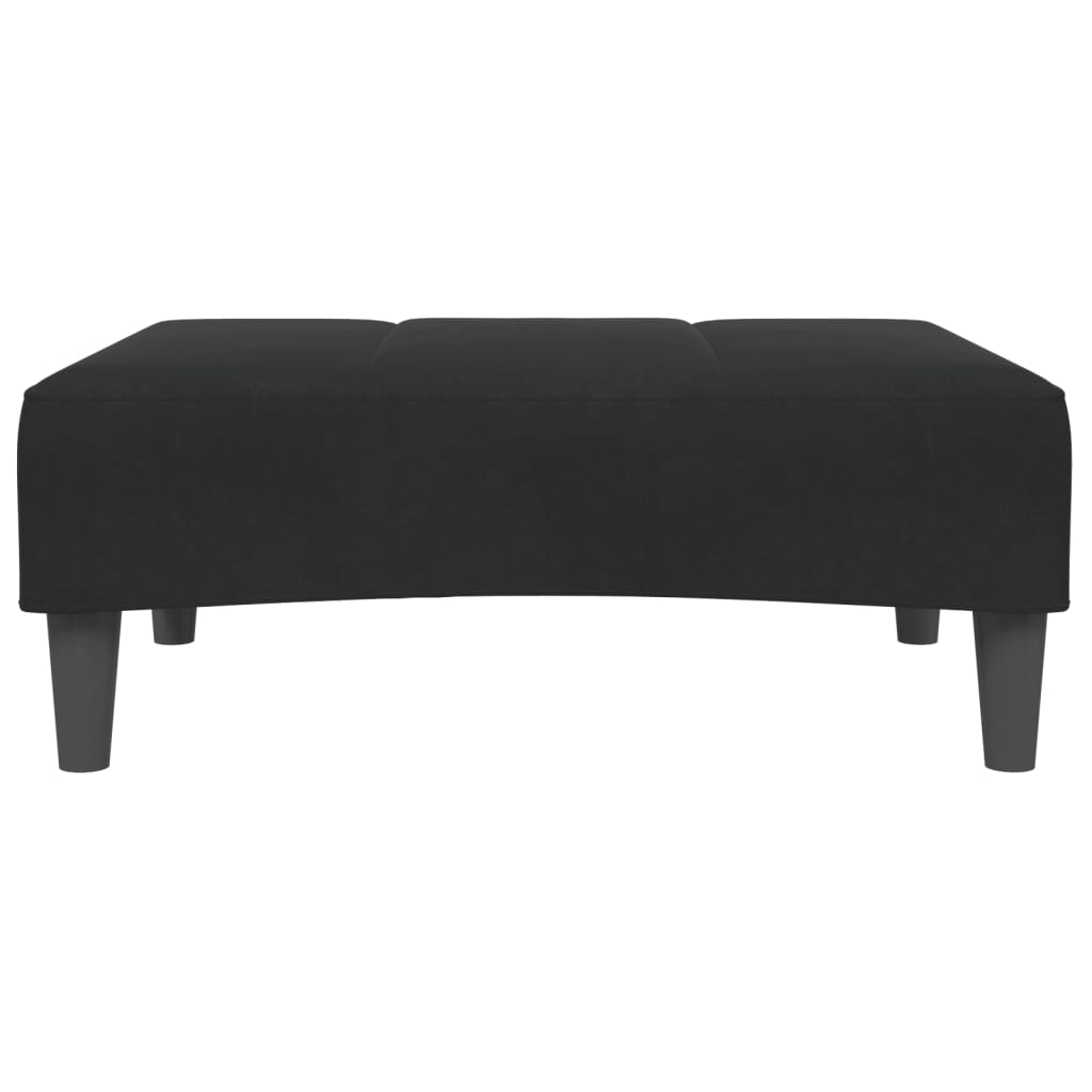 2-Personers Sovesofa Med Fodskammel Velour