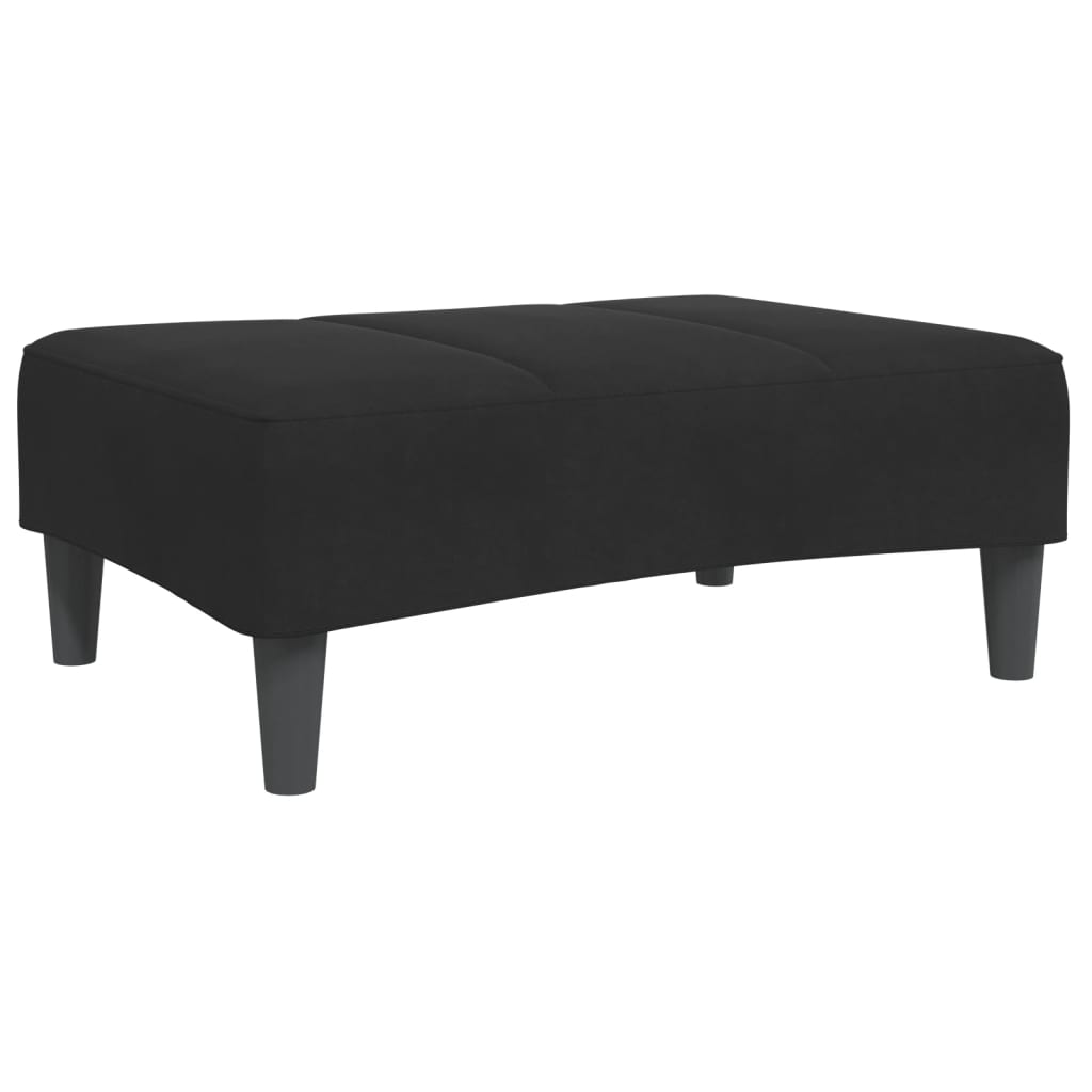 2-Personers Sovesofa Med Fodskammel Velour