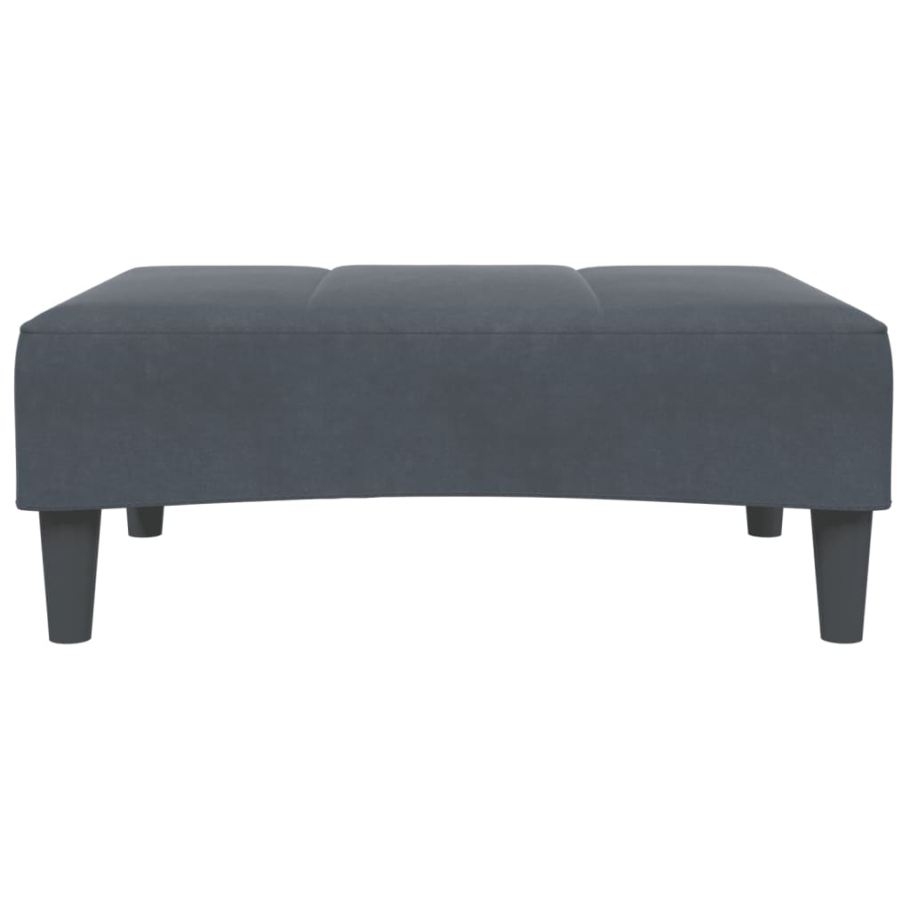 2-Personers Sovesofa Med Fodskammel Velour