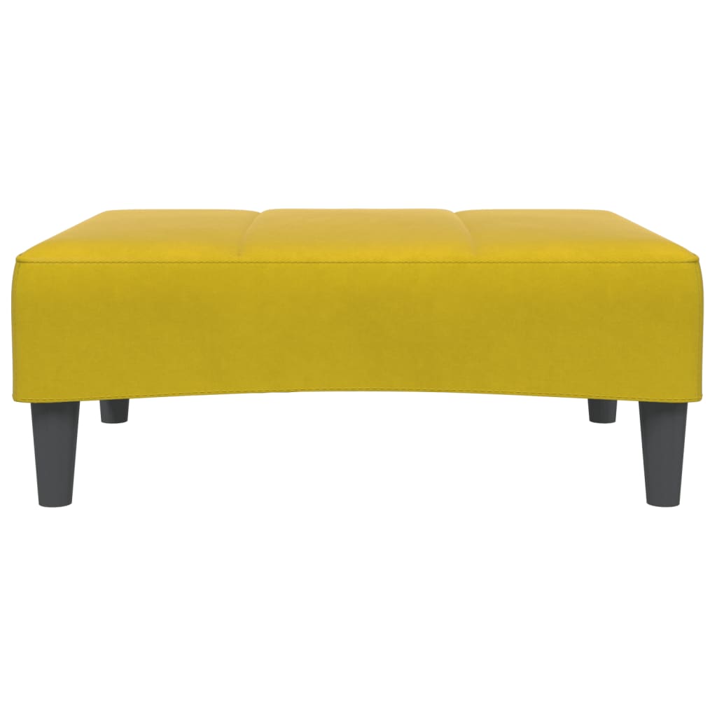 2-Personers Sovesofa Med Fodskammel Velour