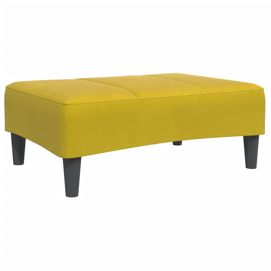 2-Personers Sovesofa Med Fodskammel Velour