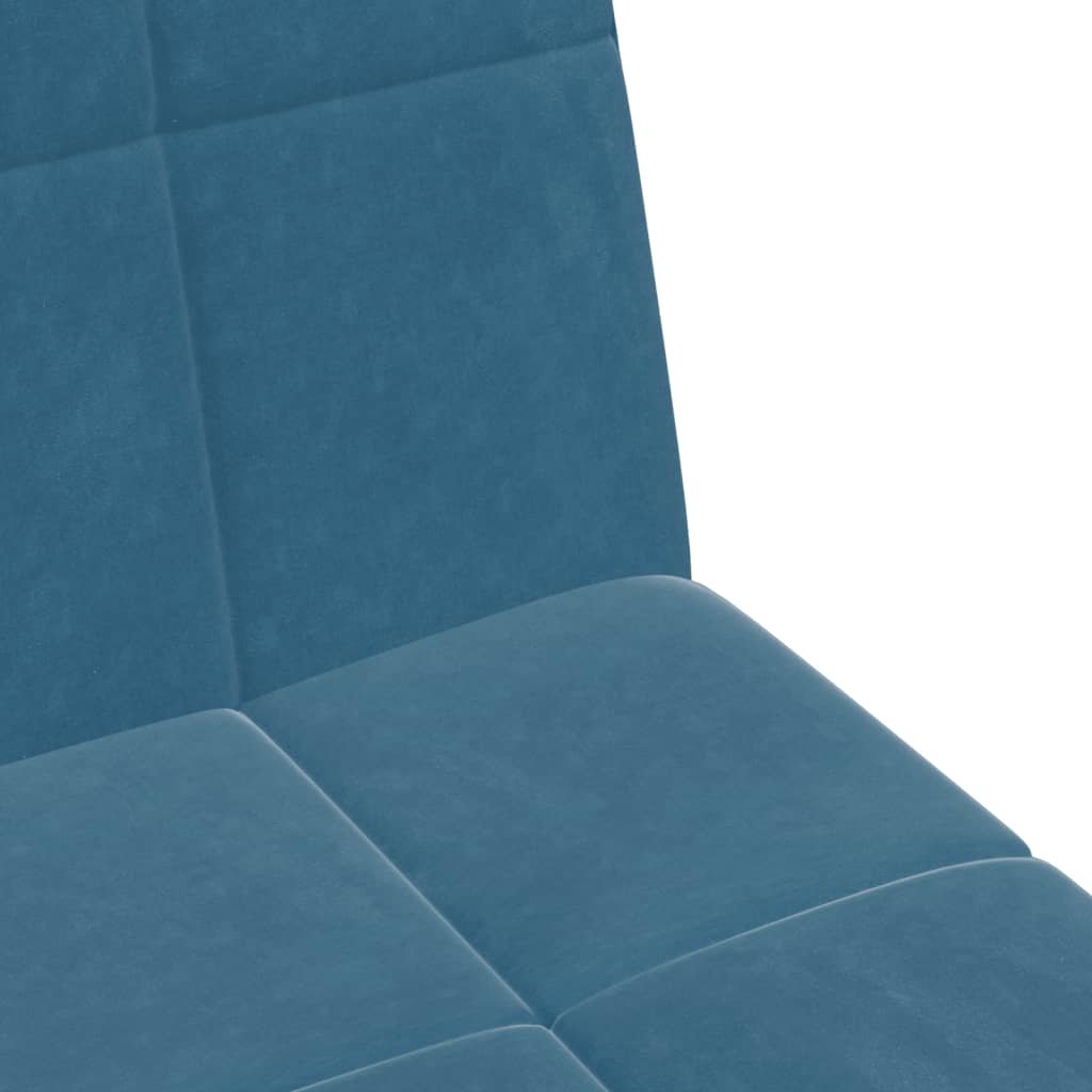 2-Personers Sovesofa Med Fodskammel Velour