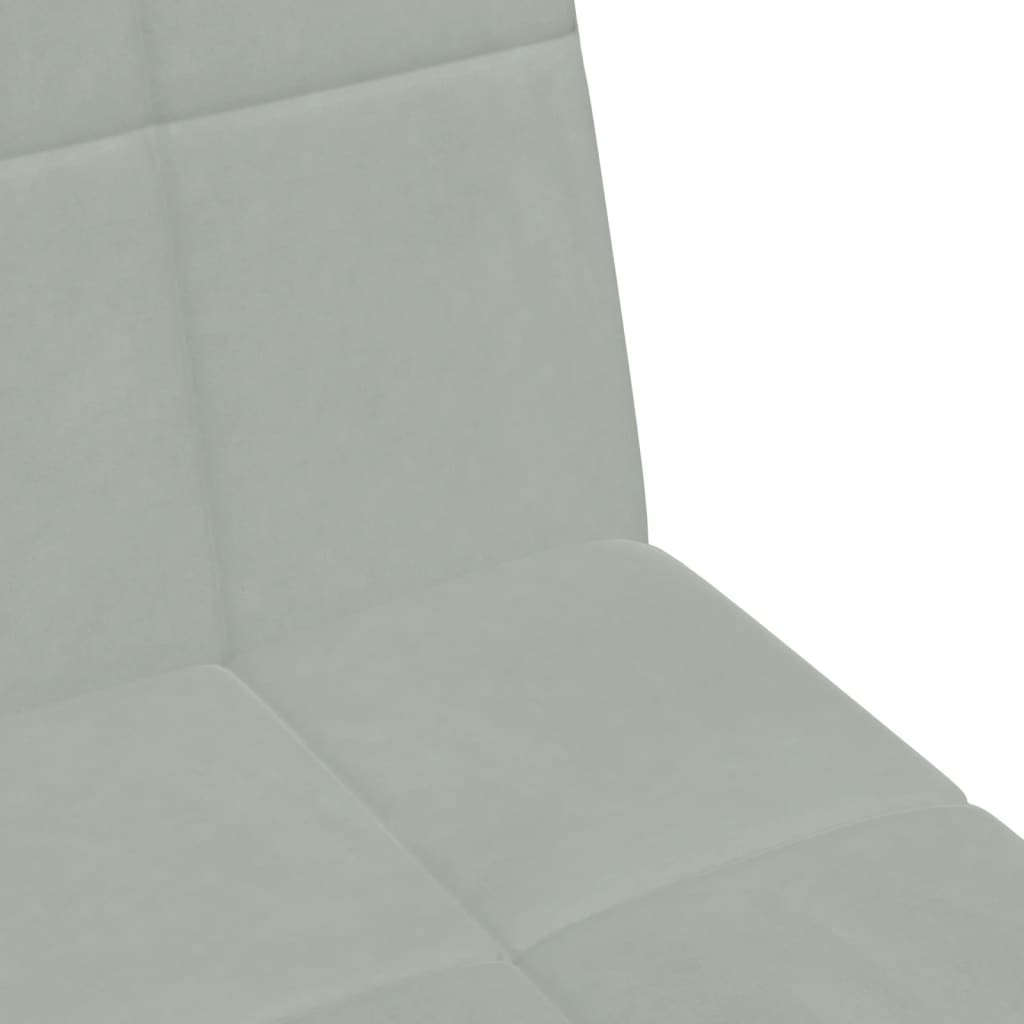 2-Personers Sovesofa Med Fodskammel Velour