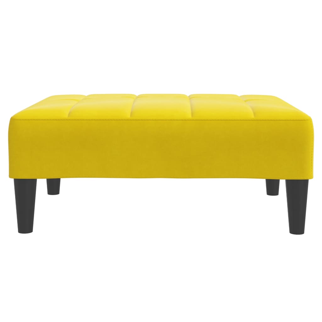 2-Personers Sovesofa Med Fodskammel Velour