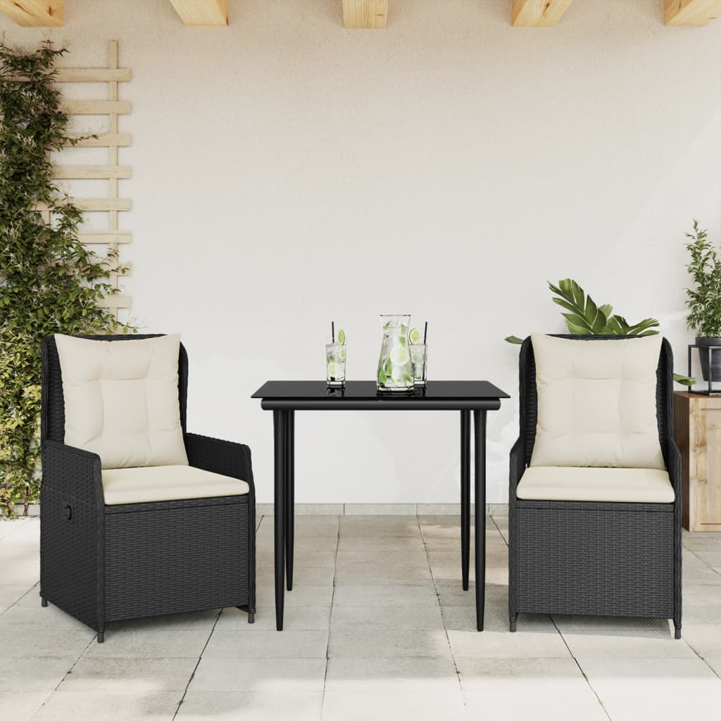 Spisebordssæt Til Haven 7 Dele Med Hynder Polyrattan