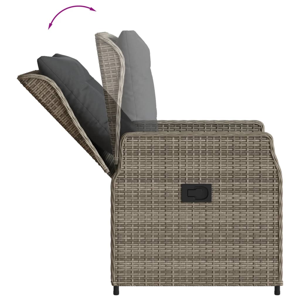 Spisebordssæt Til Haven 7 Dele Med Hynder Polyrattan