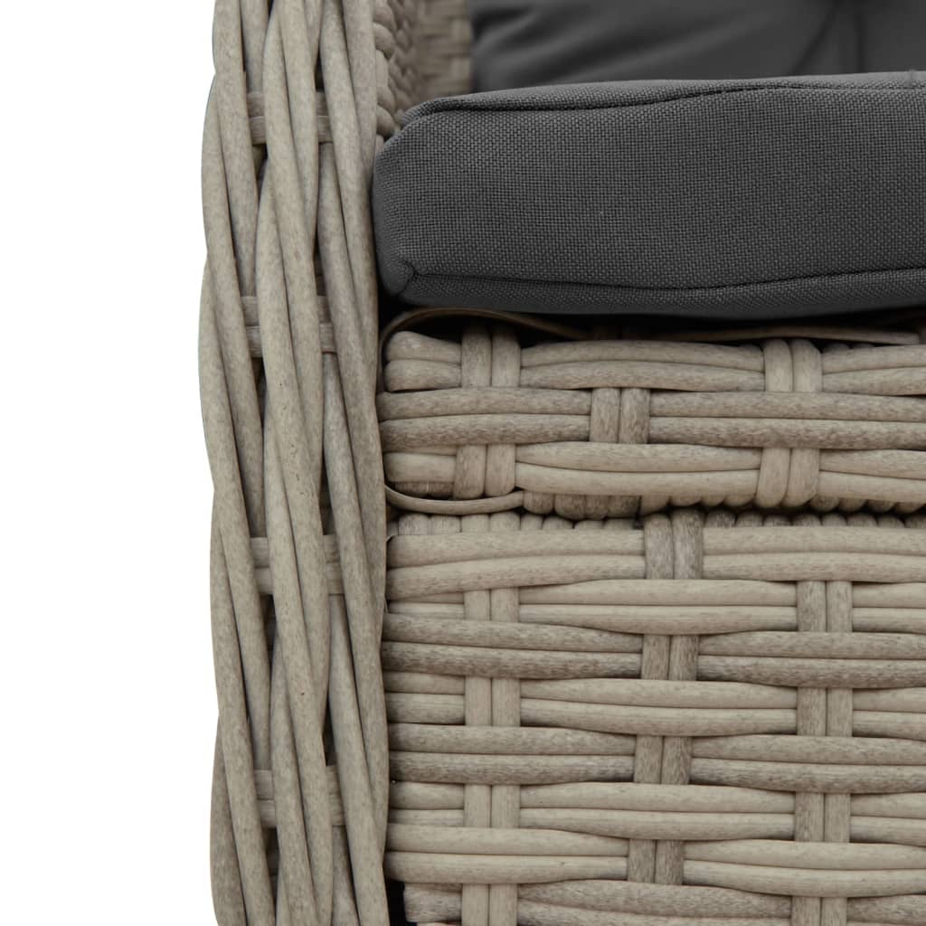 Spisebordssæt Til Haven 7 Dele Med Hynder Polyrattan