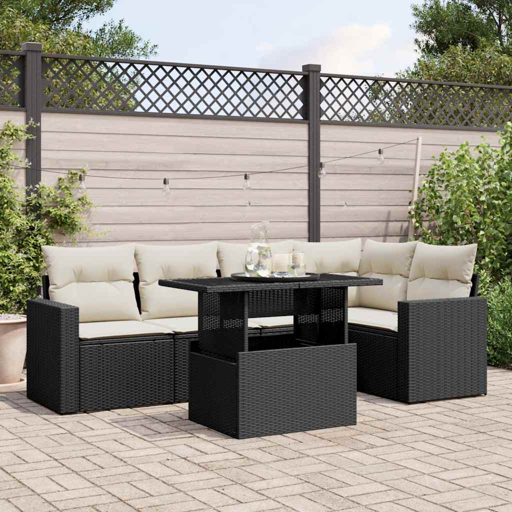 Sofasæt Til Haven 6 Dele Med Hynder Polyrattan - Variant 3267256
