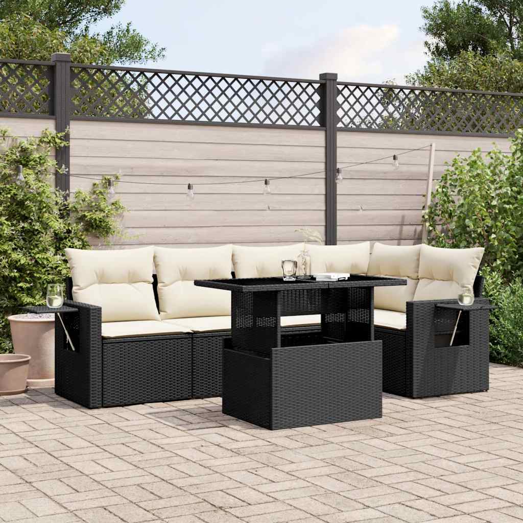 Sofasæt Til Haven 6 Dele Med Hynder Polyrattan - Variant 3267886