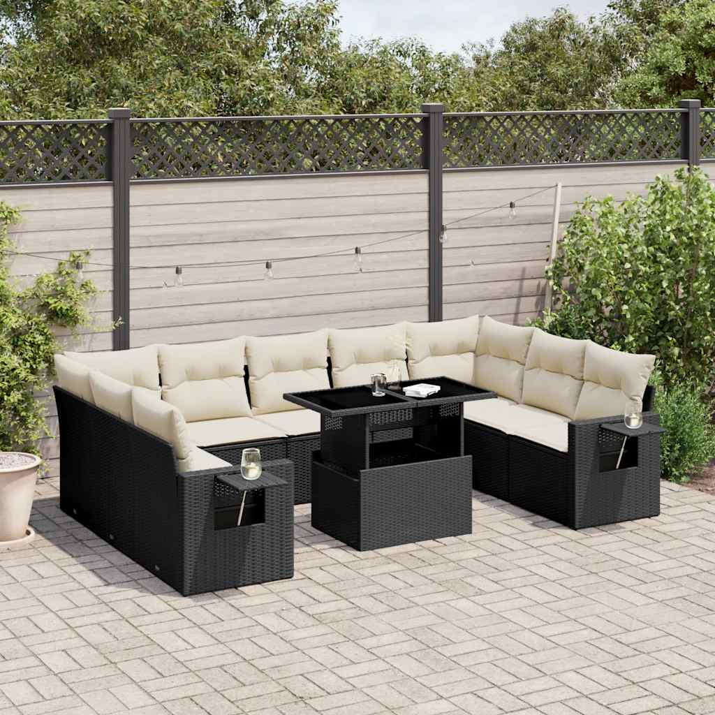 Sofasæt Til Haven 10 Dele Med Hynder Polyrattan - Variant 3268106