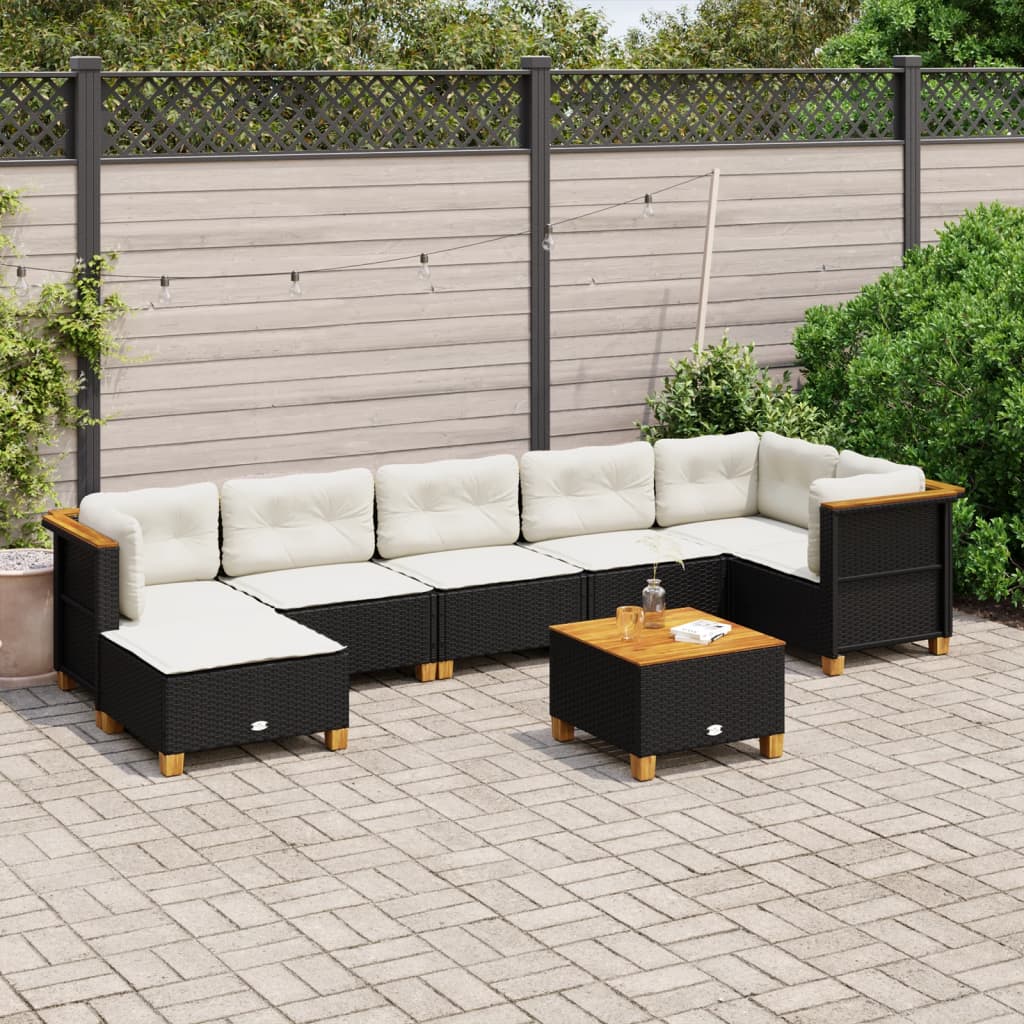 Sofasæt Til Haven 8 Dele Med Hynder Polyrattan - Variant 3261929
