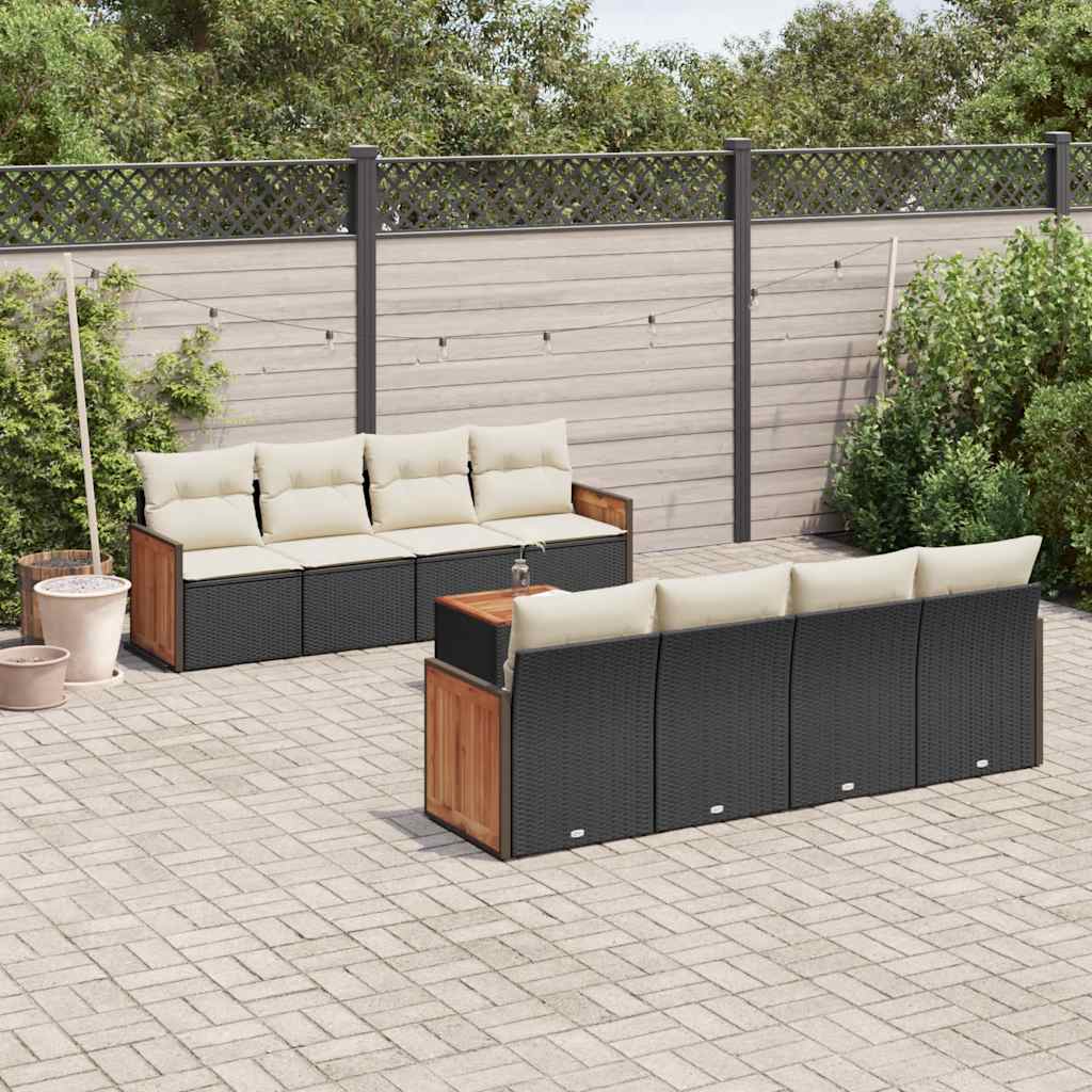 Sofasæt Til Haven 9 Dele Med Hynder Polyrattan - Variant 3259900