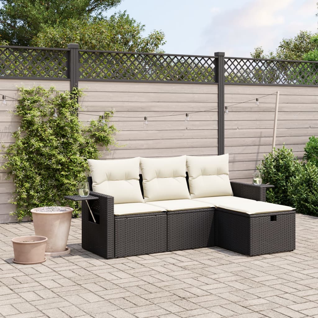 Sofasæt Til Haven 4 Dele Med Hynder Polyrattan - Variant 3263752