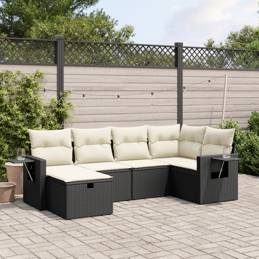 Sofasæt Til Haven 6 Dele Med Hynder Polyrattan - Variant 3263792