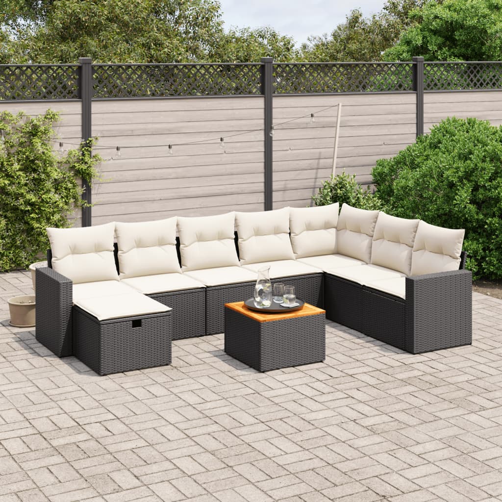 Sofasæt Til Haven 9 Dele Med Hynder Polyrattan - Variant 3264871