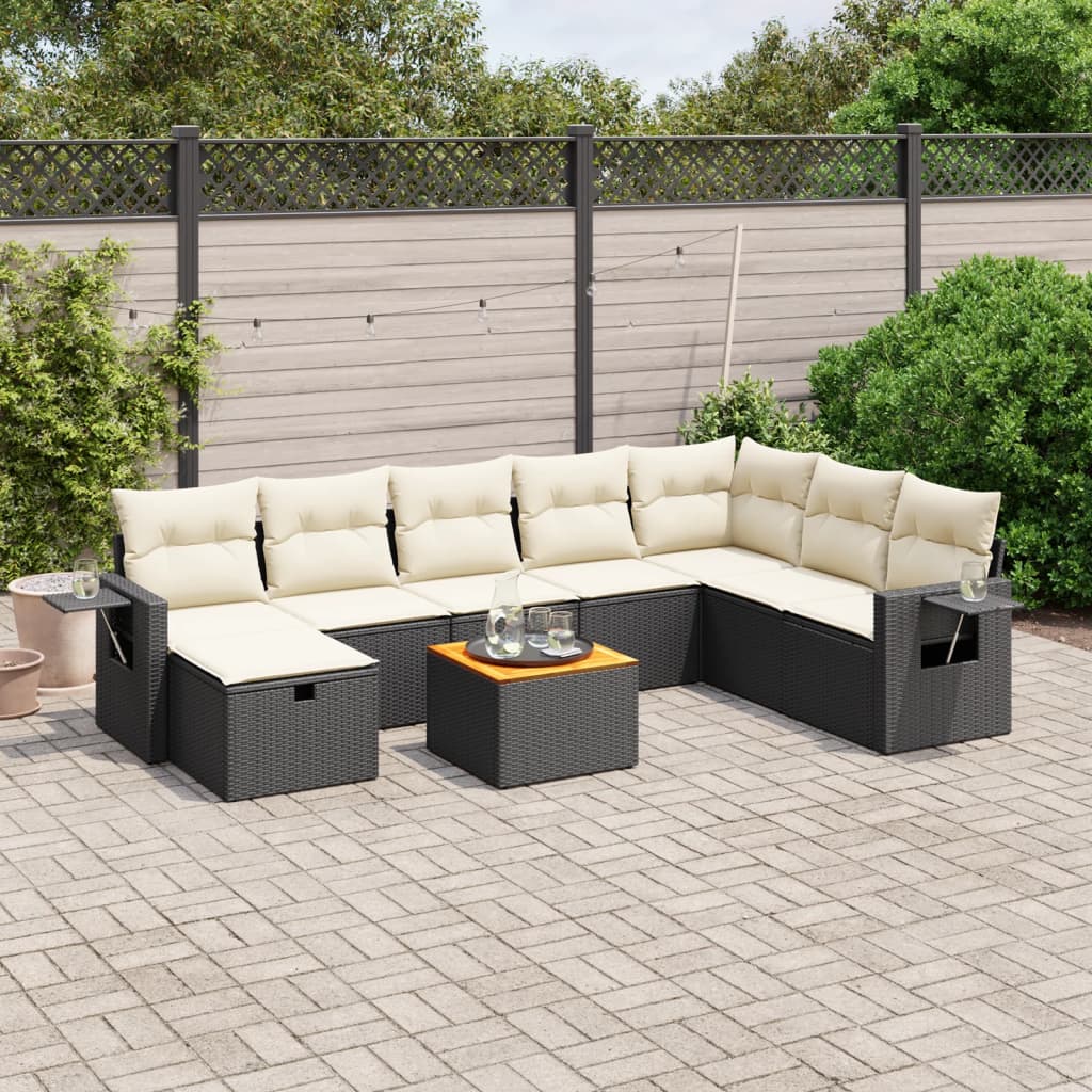Sofasæt Til Haven 9 Dele Med Hynder Polyrattan - Variant 3264983