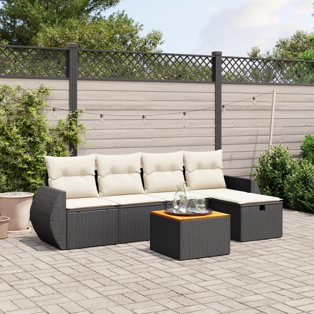 Sofasæt Til Haven 6 Dele Med Hynder Polyrattan - Variant 3265053