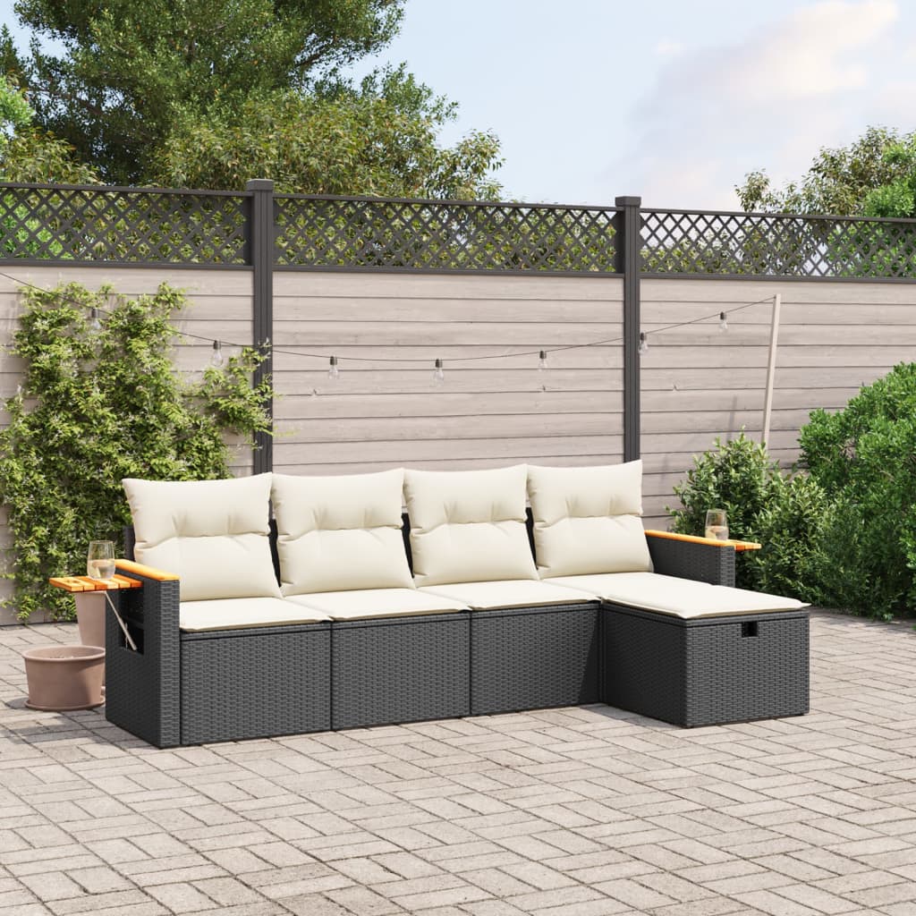 Sofasæt Til Haven 5 Dele Med Hynder Polyrattan - Variant 3265501
