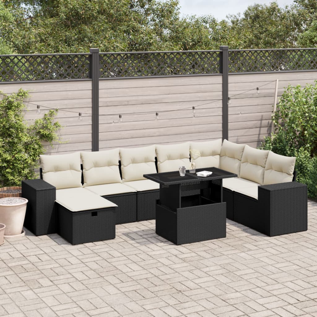 Sofasæt Til Haven 9 Dele Med Hynder Polyrattan - Variant 3275346