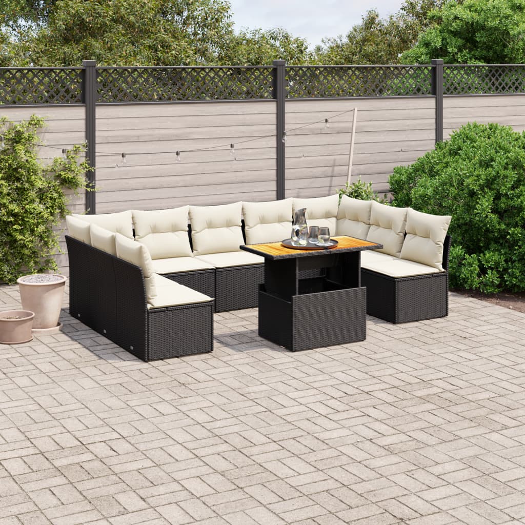Sofasæt Til Haven 10 Dele Med Hynder Polyrattan - Variant 3271455