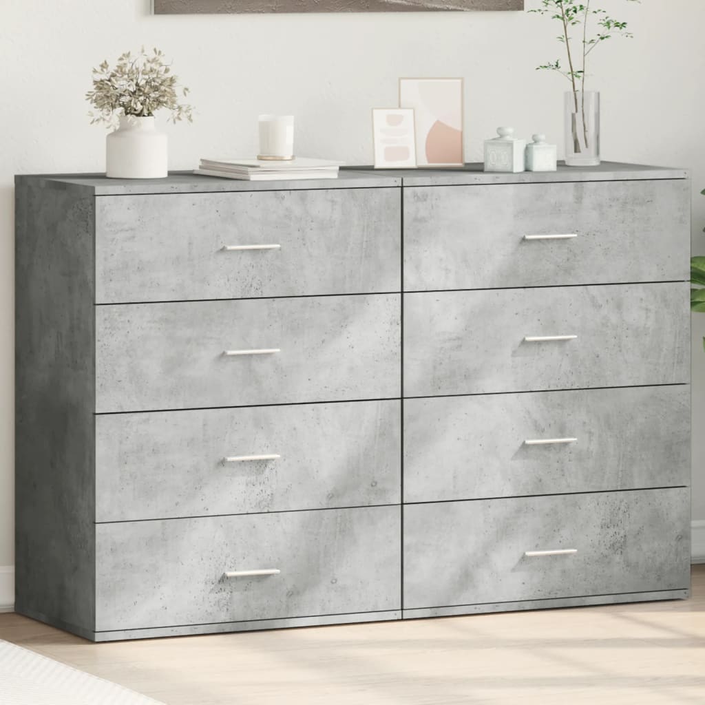 Skænke 2 Stk. 60X39X80 Cm Konstrueret Træ