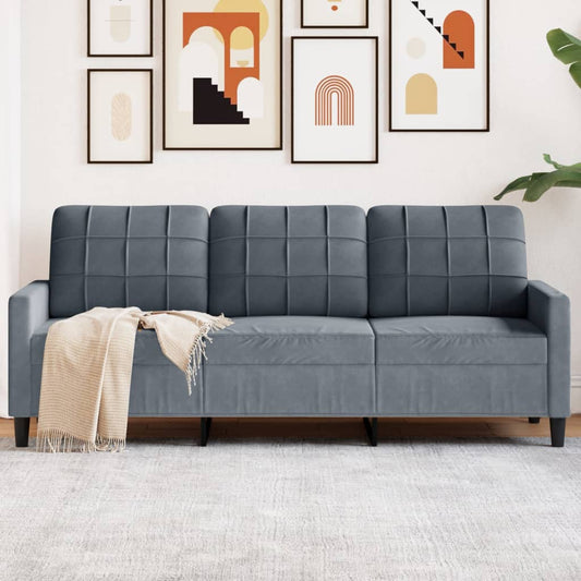 3-Personers Sofa Fløjl