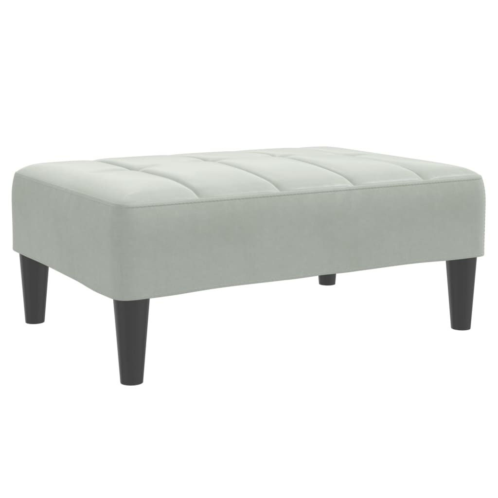Fodskammel 77x55x31 Cm Velour - Billede 2