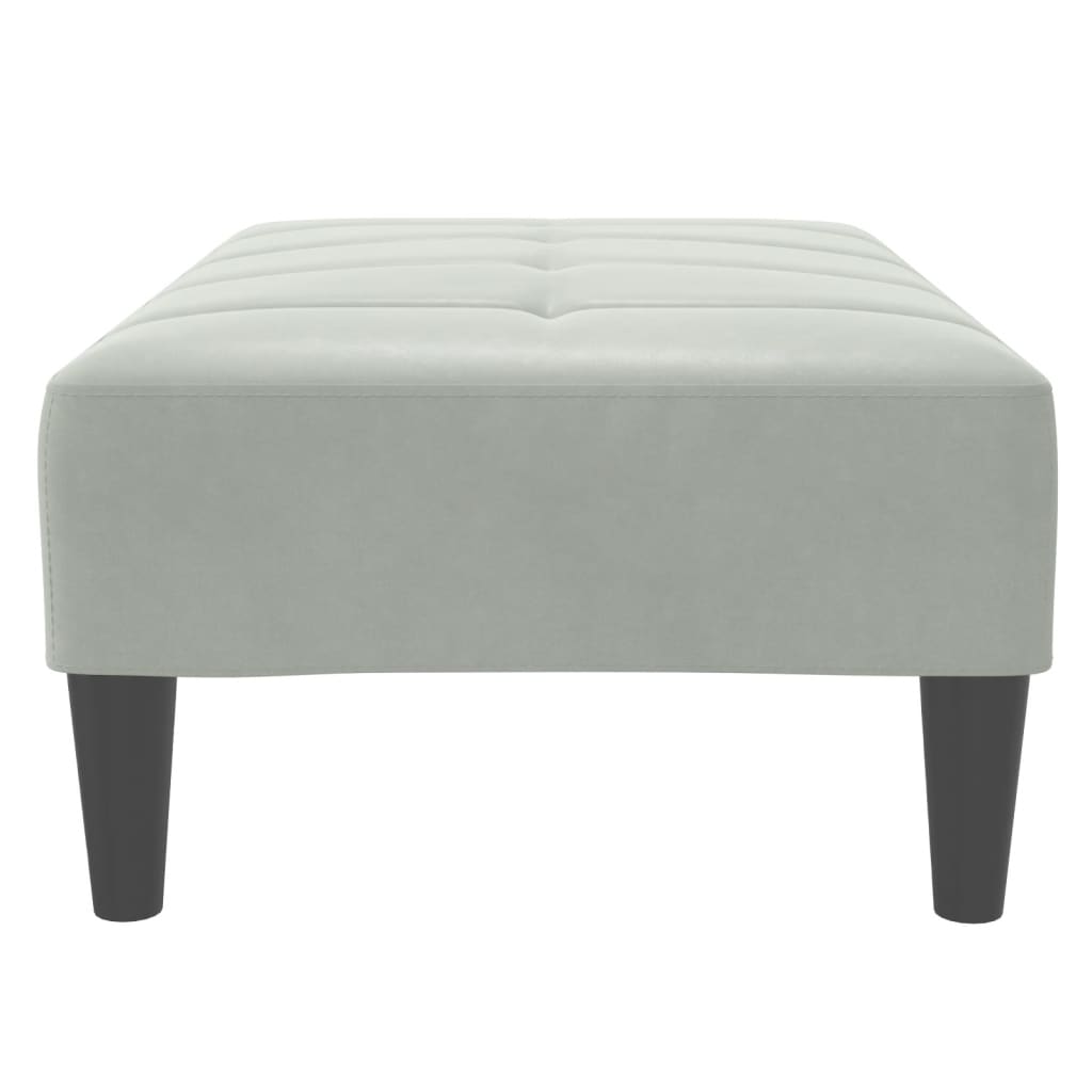 Fodskammel 77x55x31 Cm Velour - Billede 5