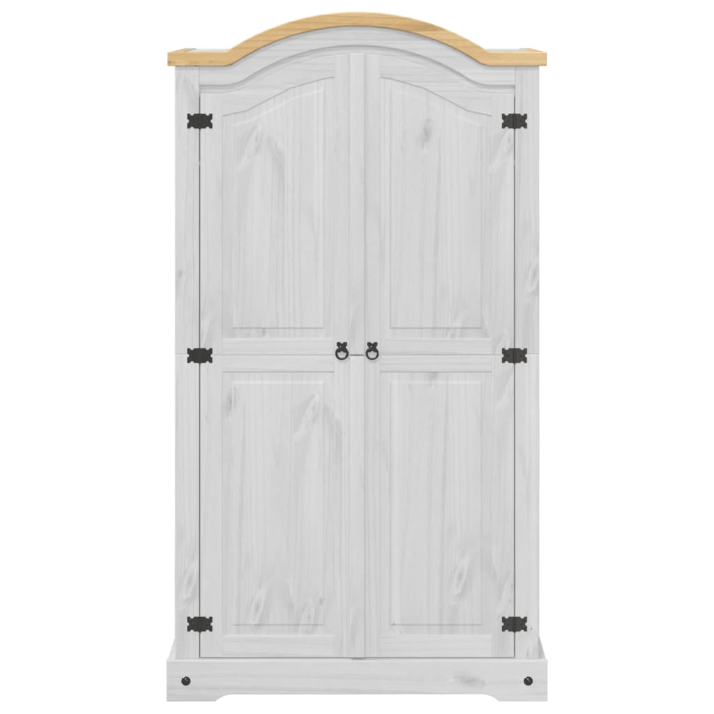 Klædeskab Corona 102x52x186 Cm Massivt Fyrretræ - Billede 4